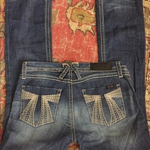 Seven7 jeans straight leg size 6 EUC